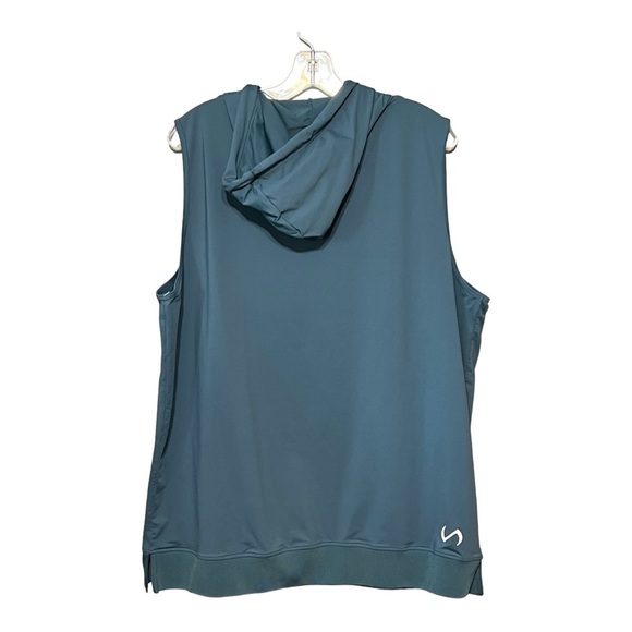 Men's Performance Sleeveless Jacket in Blue - Picture 2 of 6